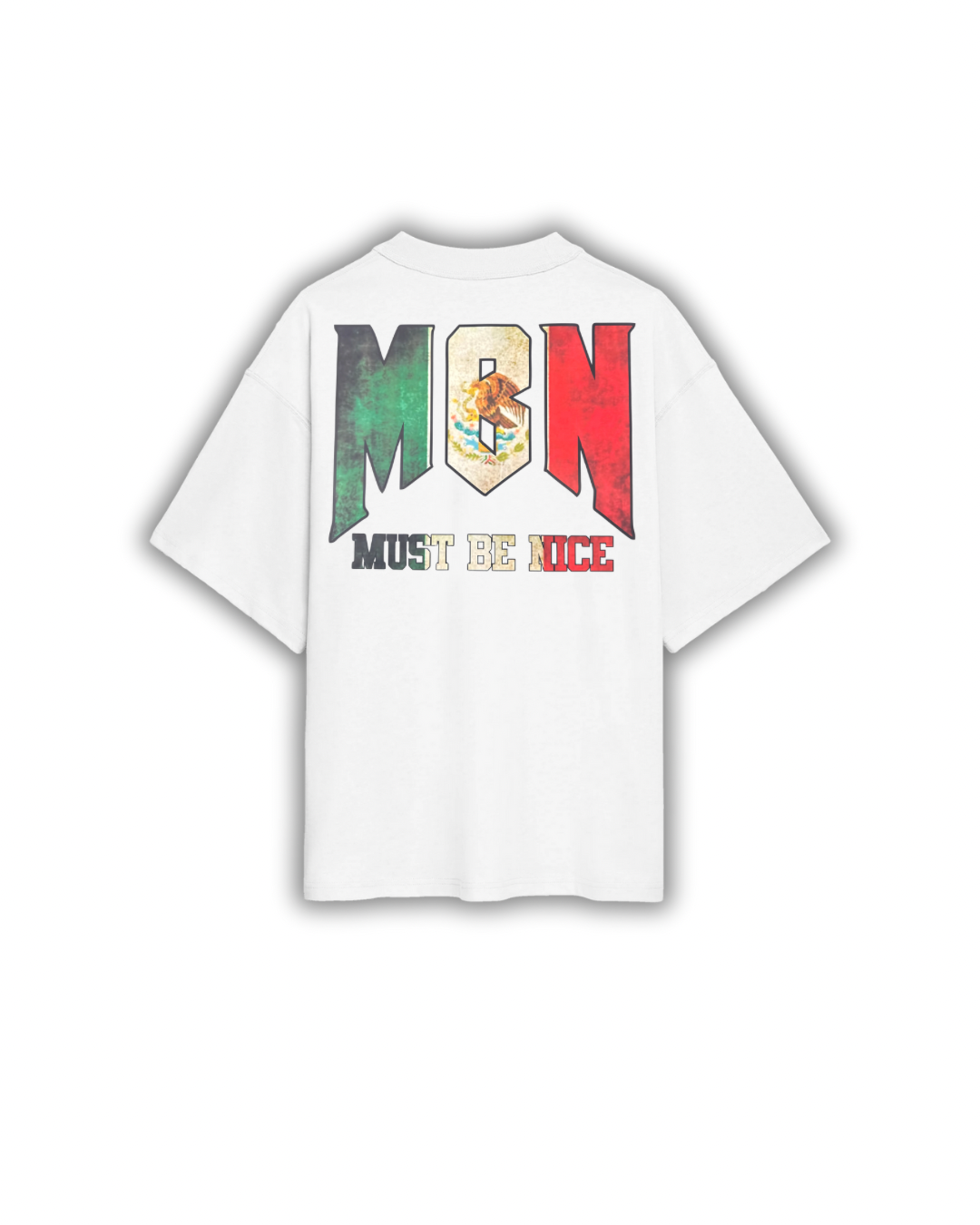 Must Be Nice “Mexico Flag” Tee (White)