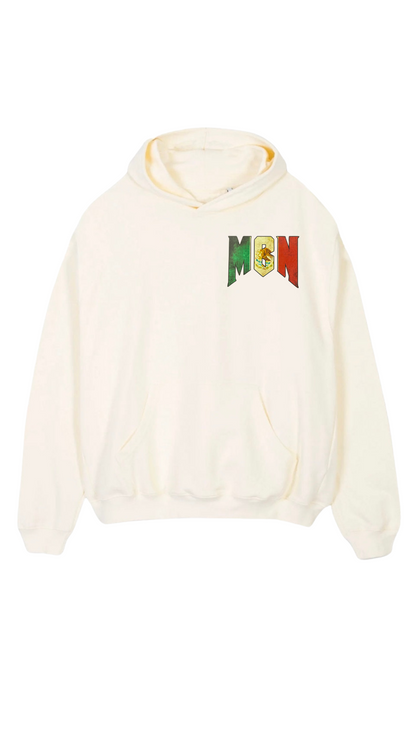 Must Be Nice "Mexico Flag" Hoodie (White)