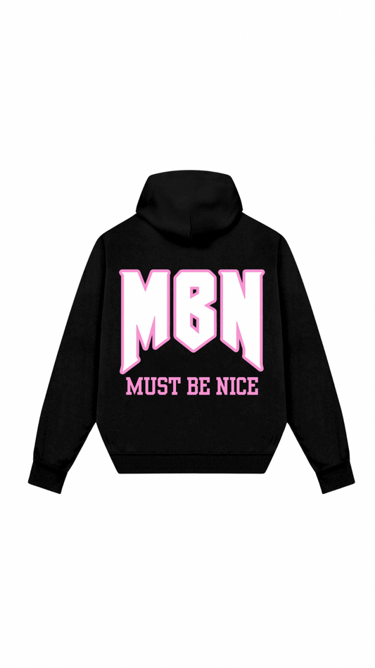 MBN Varsity Block Hoodie (pink)