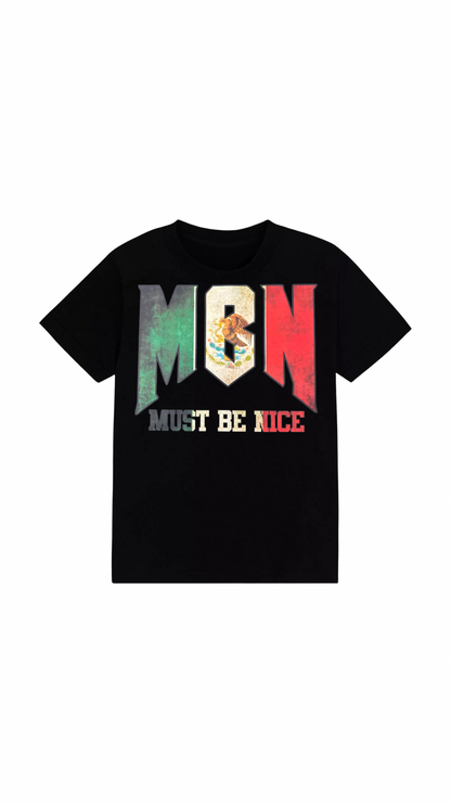 Must Be Nice "Mexico Flag" Tee (Black)