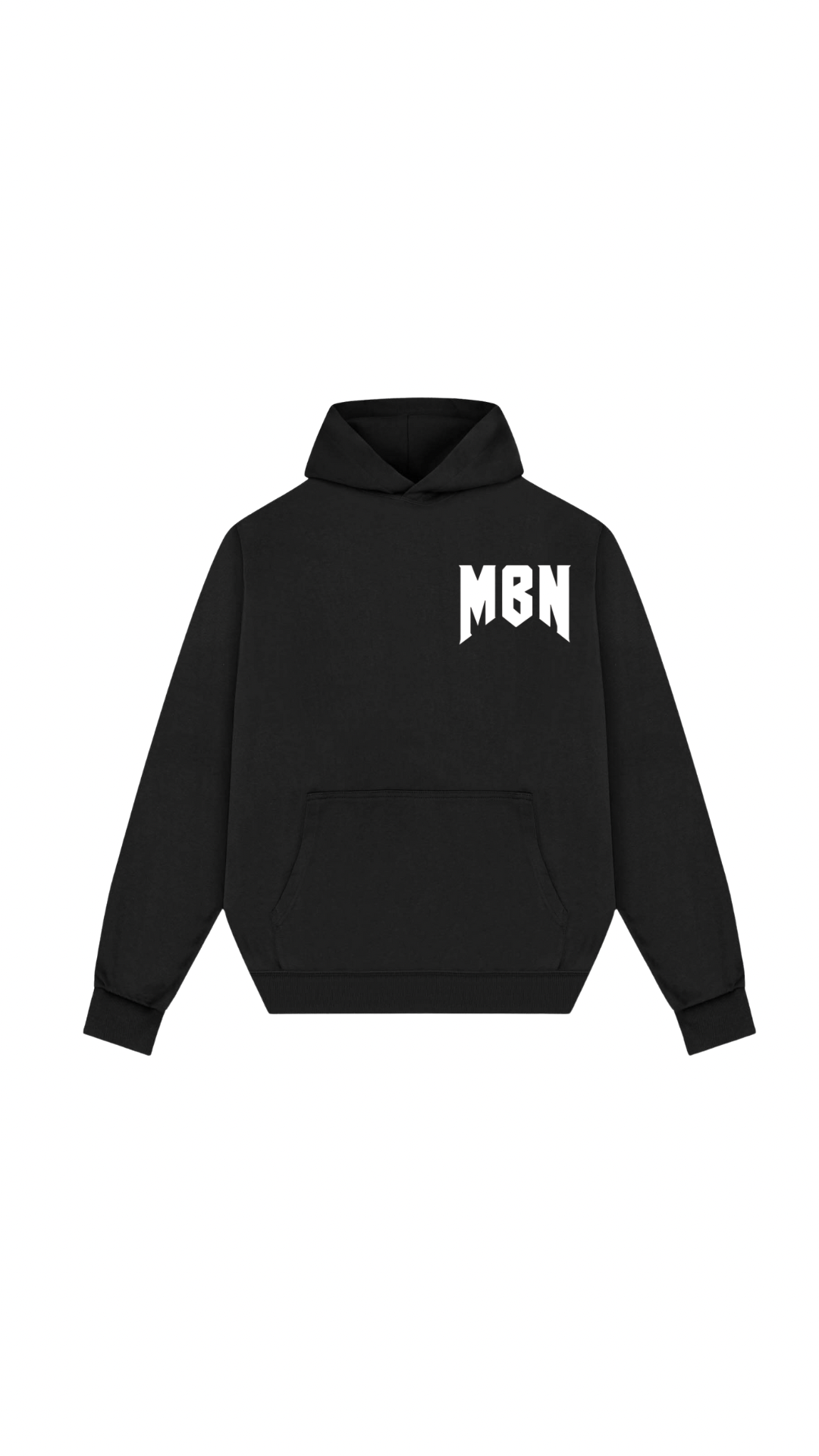MBN Reflective Ink Smiley Hoodie – Black